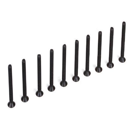 LOSI TLR235004 Flat Head Screws / M3 x 25mm (10) 22-4 - PowerHobby