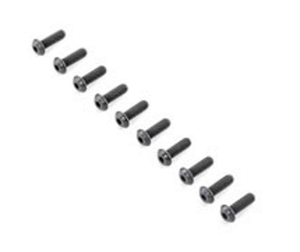 Team Losi Racing TLR255018 Button Head Screws M5x16mm (10) 5ive-B - PowerHobby