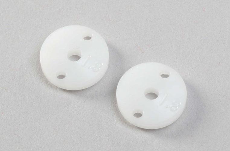 Team Losi Racing TLR333017 Machined Shock Pistons Thin 2 x 1.8mm G3 (2) - PowerHobby