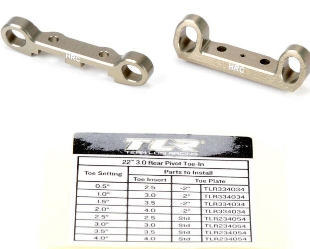 Team Losi Racing TLR233002 TiCN 3.5x50mm Shock Shaft Set (2) 22 4.0 - PowerHobby