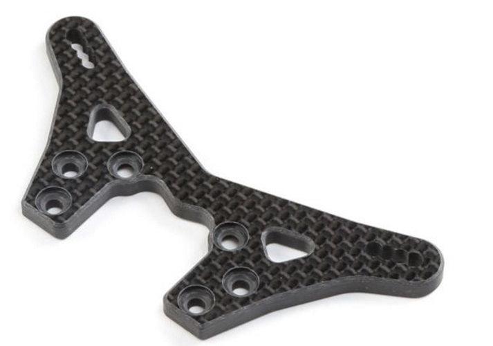 Team Losi Racing TLR334058 Carbon Laydown Rear Tower 22 5.0 - PowerHobby