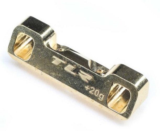 Team Losi Racing TLR334065 C Pivot Block Brass 22 5.0 - PowerHobby