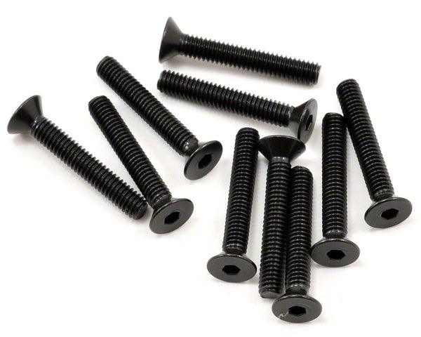 Team Losi TLR5959 Racing Flathead Screws M2.5 x 16mm (10) 22T - PowerHobby