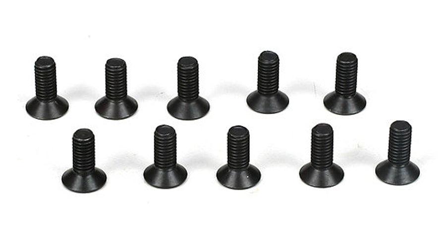 Losi 3x8mm Flat Head Screws (10) TLR 22 / 22T / 22SCT / 22 2.0 / 22 4.0 / 22X-4 - PowerHobby