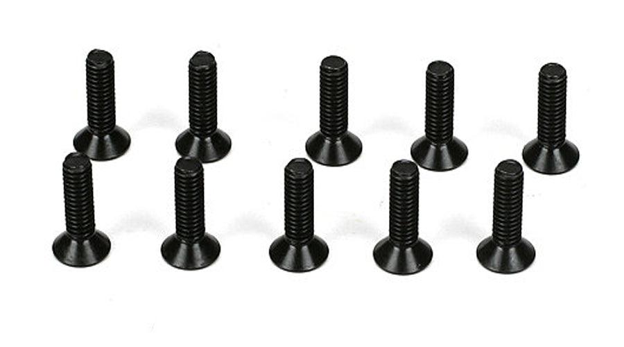 Losi 3x10mm Flat Head Screws TLR 22 / 22T / 22SCT / 22 2.0 / 22 4.0 22X-4 - PowerHobby