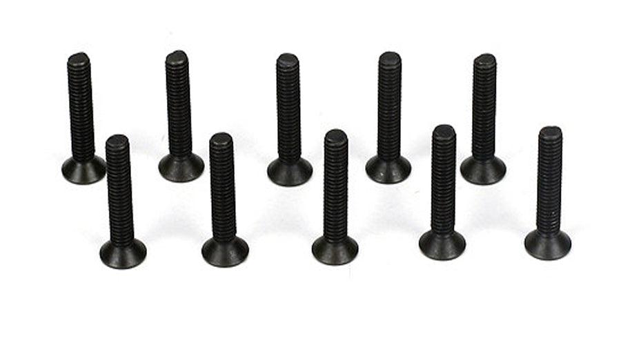 Losi 3x16mm Flat Head Screw TLR 22 2.0/4.0 22 / 22T / 22SCT Tenacity 8 XT /XTE - PowerHobby