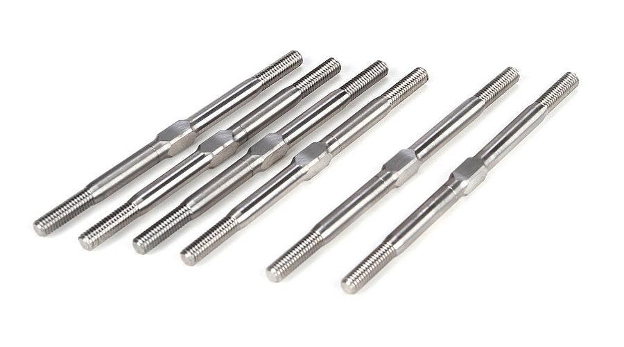 Losi TLR6056 Titanium HD Turnbuckle Kit (6) 22SCT - PowerHobby