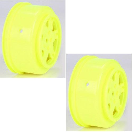 Losi TLR7004 Wheel (Yellow) (2) 22SCT - PowerHobby
