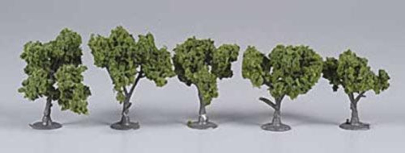 Woodland Scenics TR1502 N/HO Assembled Tree Medium Green 2" Train Scenery - PowerHobby