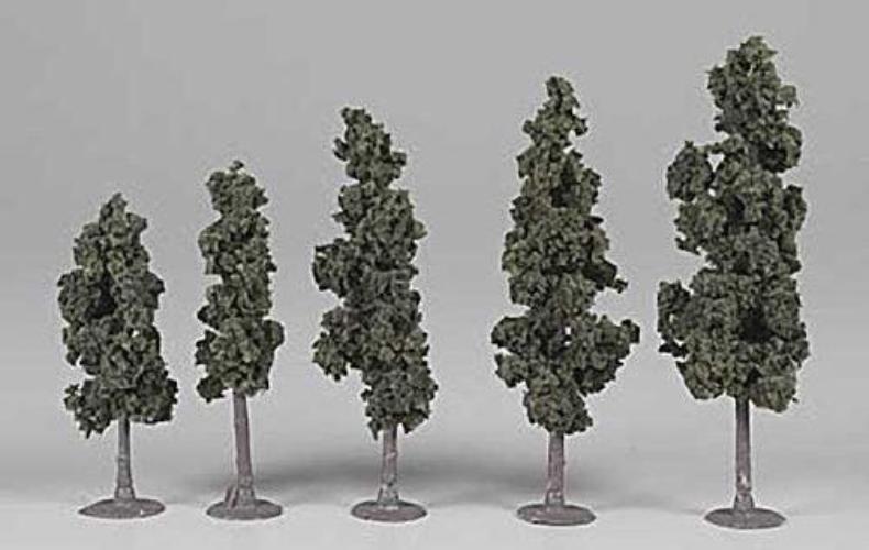 Woodland Scenics TR1560 N/HO Assembled Conifer Pine Green 4" Train Scenery - PowerHobby