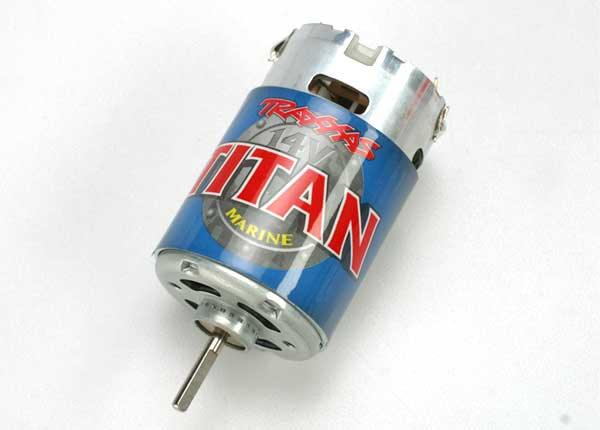 Traxxas 1585 Titan Marine 550 Motor 24T 24 Turn Villain EX 2 - PowerHobby