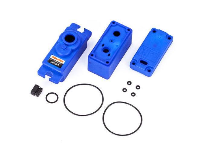 Traxxas 2081A Servo case /Gasket (For #2080A) 1/16 E-Revo 1/16 Summit 1/16 Slash - PowerHobby