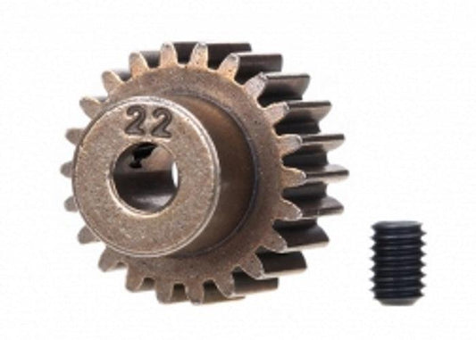 Traxxas 2422 Gear, 22-T /22Tooth Pinion (48 Pitch) /Set Screw Ford GT - PowerHobby