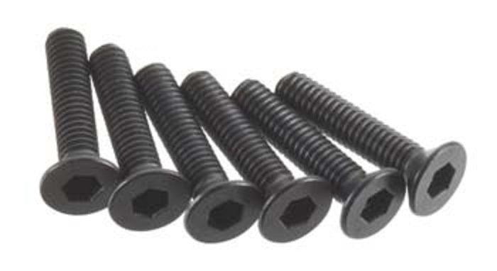 Traxxas 2526 2.5x12mm Countersunk Machine Hex Screws (6) - PowerHobby