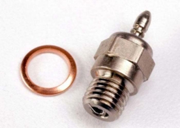 Traxxax 3230 Glow Plug Standard (Long-Hot) Gasket Nitro Slash - PowerHobby