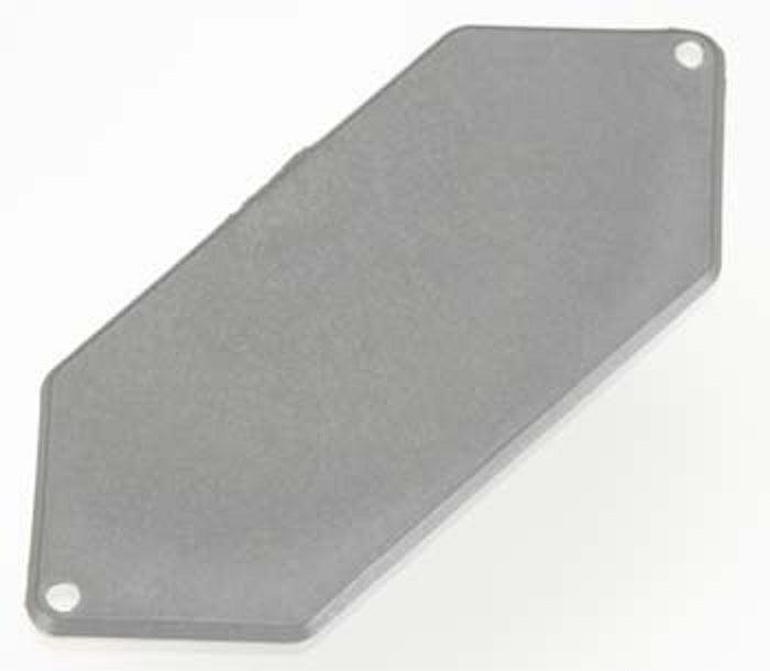 Traxxas 4433A Mounting Plate Receiver Gray Nitro Rustler - PowerHobby