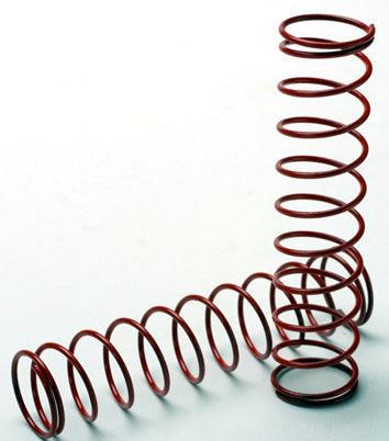 Traxxas TRA4957 Shock Springs Red Rear (2)E/T-Maxx Rustler Stampede - PowerHobby