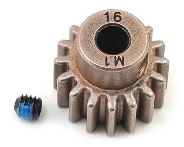 Traxxas 6489X Hardened Steel Mod 1.0 Pinion Gear /5mm Bore 16Tooth X-Maxx XO-1 - PowerHobby
