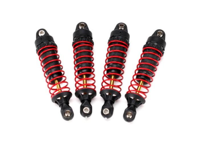 Traxxas 7665 Shocks GTR Hard-Anodized w/Springs (4) Latrax 1/18 Teton / SST - PowerHobby