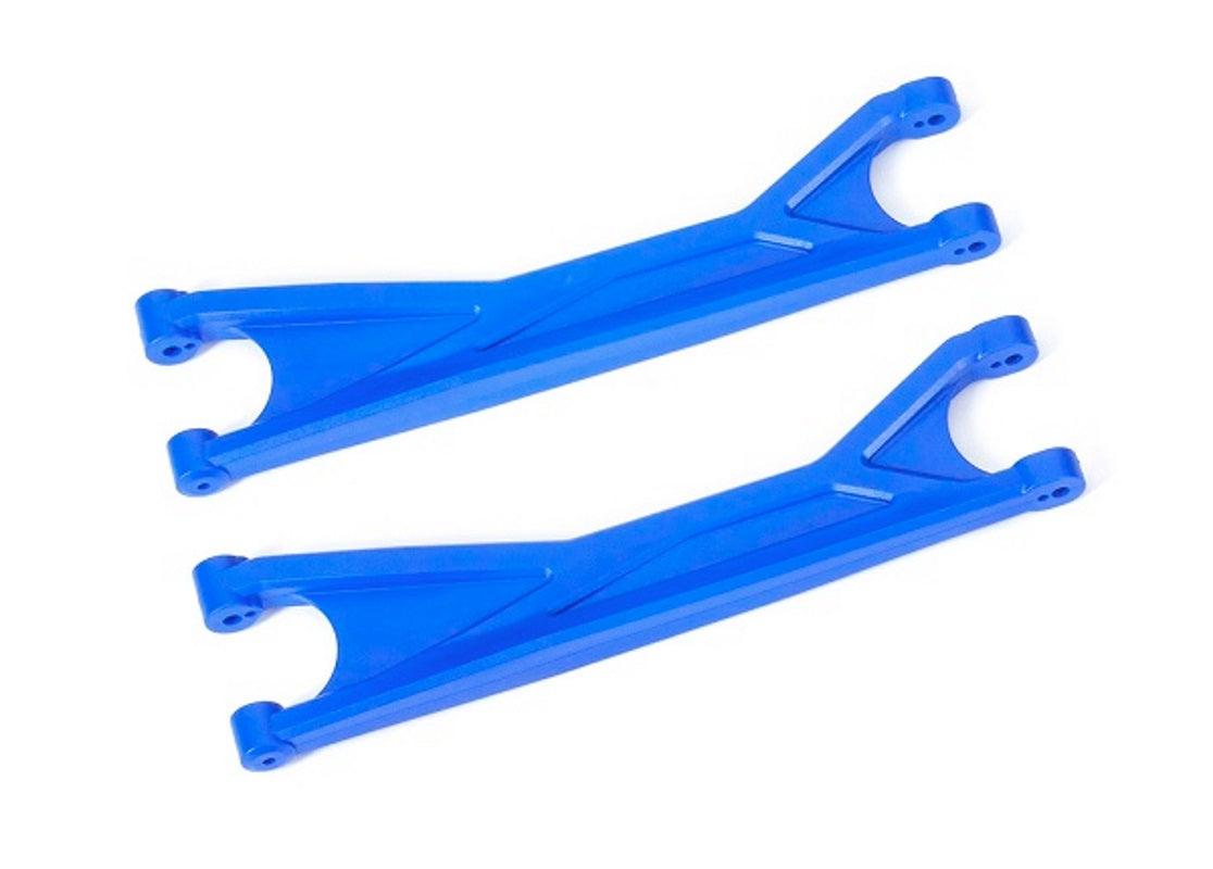 Traxxas 7892X Upper Suspension Arms Blue Fits WideMaxx / Maxx - PowerHobby