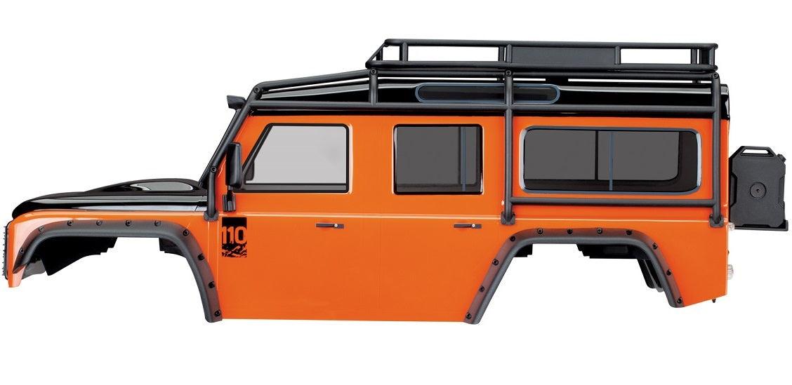 Traxxas 8011A TRX-4 Land Rover Defender Adventure Edition Orange Painted Body - PowerHobby