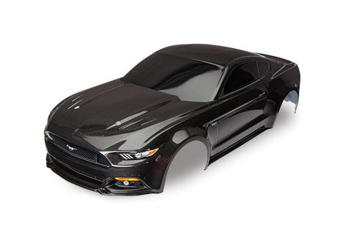Traxxas 8312X Black Pre-Painted Body w/Decals Ford Mustang GT 4-Tec 2.0 - PowerHobby
