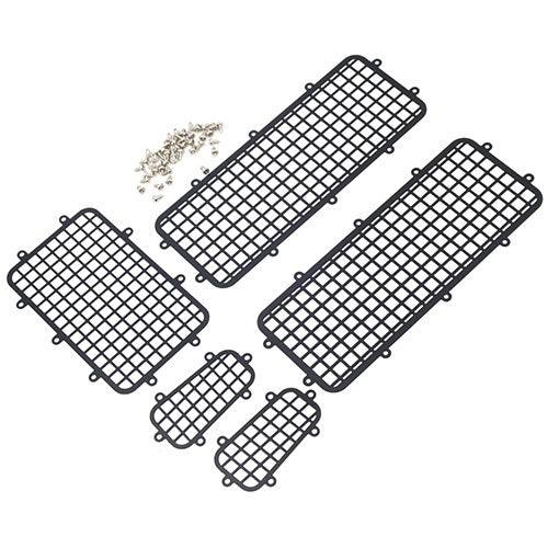 Yeah Racing TRX4-024BK Windows Guard Set Black Traxxas TRX-4 - PowerHobby