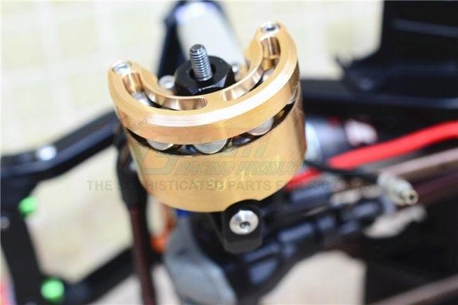 GPM BRASS PENDULUM WHEEL KNUCKLE AXLE WEIGHT + 9MM HEX ADAPTER TRAXXAS TRX-4 - PowerHobby