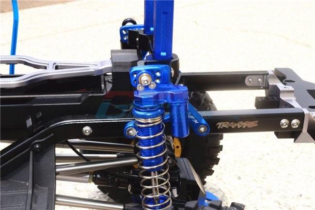 GPM ALUMINUM REAR ADJUSTABLE SHOCK TOWER TRAXXAS TRX-4 / TRX-6 BLACK - PowerHobby