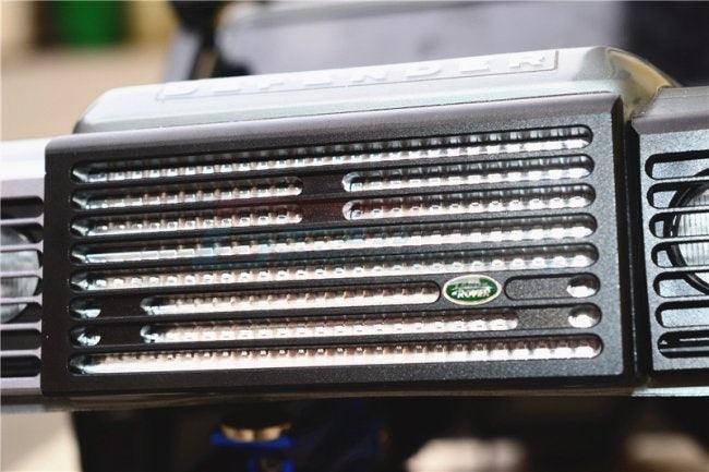 GPM TRX4051-BLACK ALUMINUM FRONT GRILL TRAXXAS TRX-4 - PowerHobby