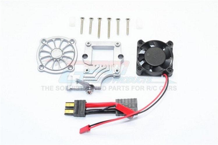 Gpm TRX4051FAN Blue Aluminum Motor Cooling Fan w/Easy Switch Traxxas TRX4 - PowerHobby