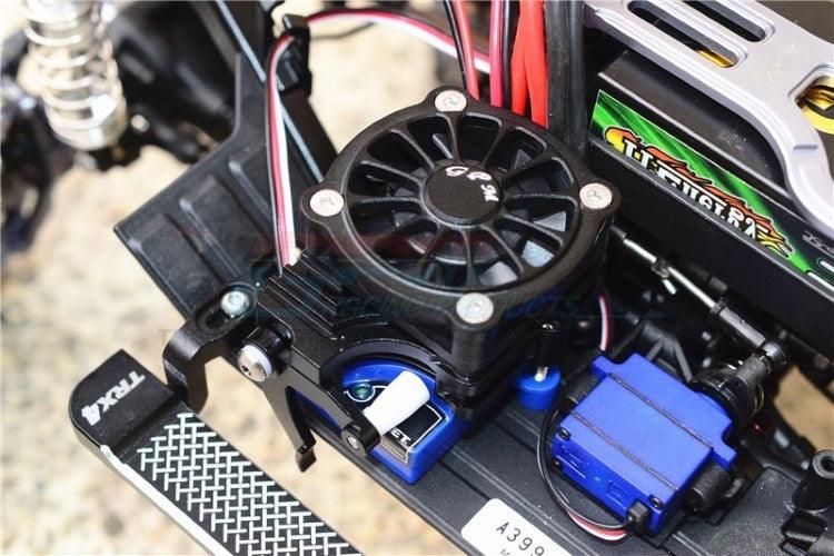 Gpm TRX4051FAN Blue Aluminum Motor Cooling Fan w/Easy Switch Traxxas TRX4 - PowerHobby
