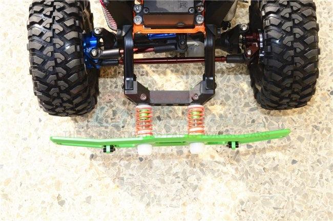 GPM ALUMINUM FRONT BUMPER ABSORBER D-RINGS TRAXXAS TRX-4 / TRX-6 BLACK - PowerHobby