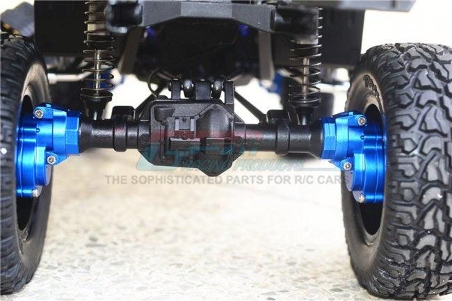 GPM REAR GEAR BOX KNUCKLE ARMS+SPINDLE GEAR+REAR AXLE SHAFT TRAXXAS TRX-4 BLACK - PowerHobby