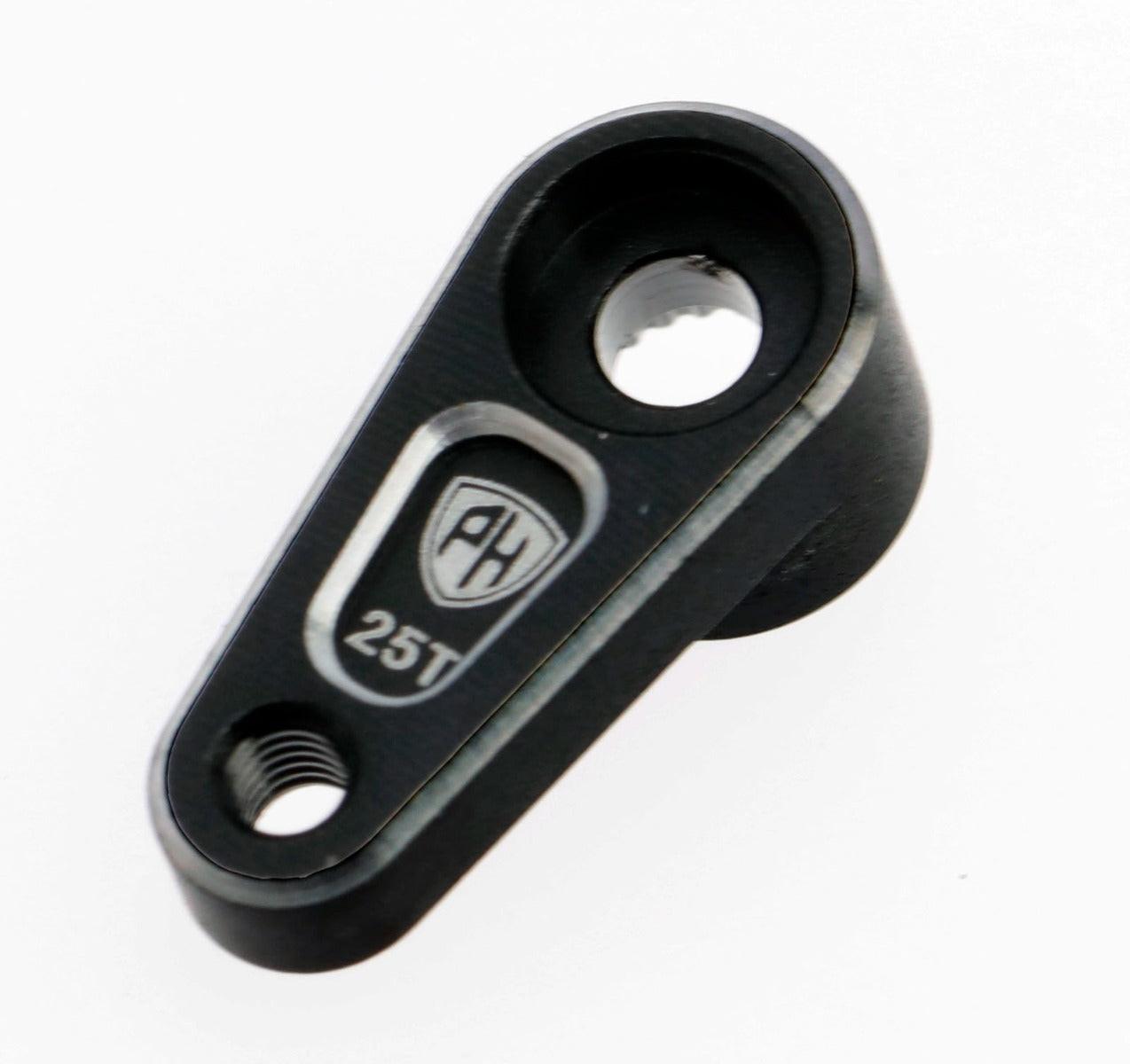 Powerhobby Aluminum 25T Servo Horn FOR Traxxas TRX-4M Black TRX4M - PowerHobby