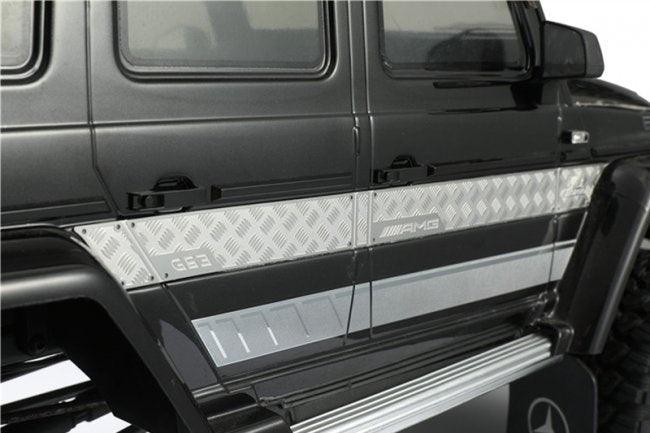 GPM RC CAR STAINLESS STEEL SLIP PROOF TREAD TRAXXAS TRX-4 (AMG VERSION) BLACK - PowerHobby