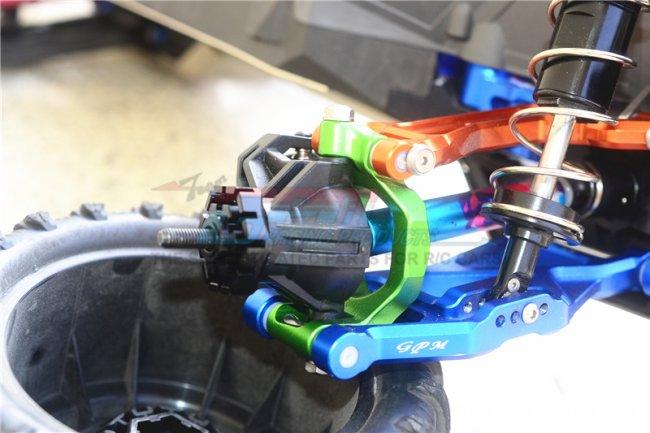 Gpm Arden Steel/Aluminum F/R Adjustable CVD Drive Shaft Blue Traxxas Maxx - PowerHobby