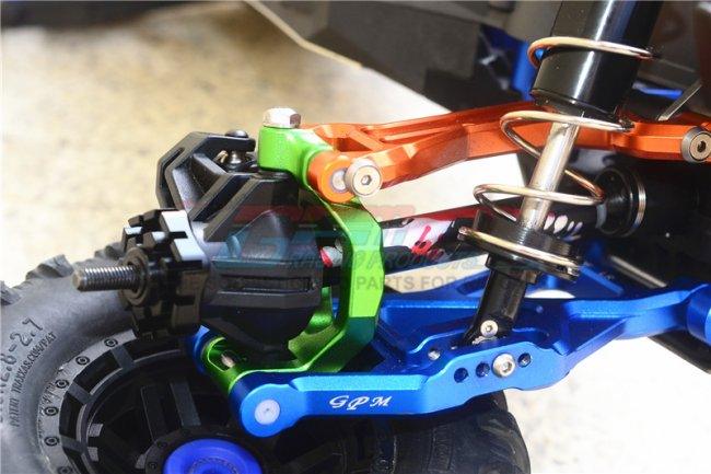 Gpm Arden Steel/Aluminum F/R Adjustable CVD Drive Shaft Blue Traxxas Maxx - PowerHobby