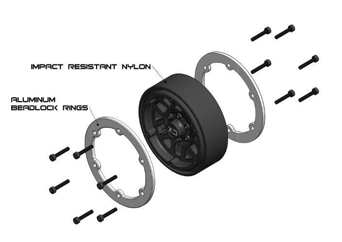 Vanquish IRC00252 Incision 1.9 Kmc XD229 Machete Silver Plastic Beedlock Wheel - PowerHobby
