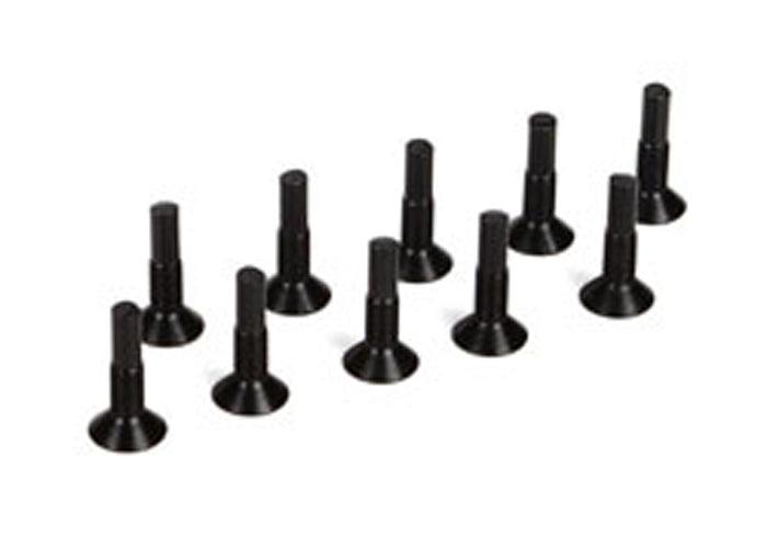 Vaterra VTR235224 M3 x 12mm Flat Head Hinge Pin Screw (10) - PowerHobby