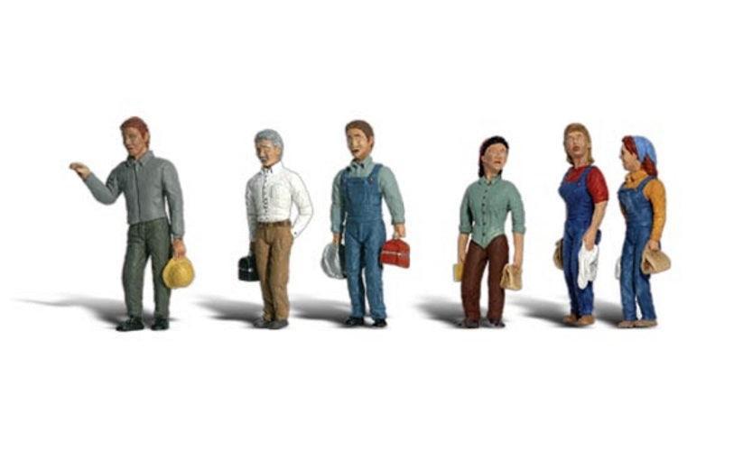 Woodland Scenics A2188 N Scale 2nd Shift Workers - PowerHobby