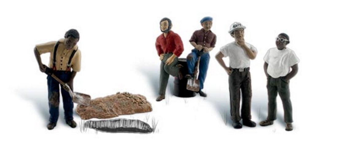 Woodland Scenics A2205 N Scale One Man Crew - PowerHobby