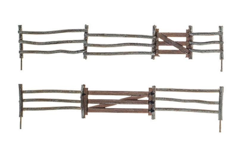 Woodland Scenics A2991 N Scale Log Fence - PowerHobby