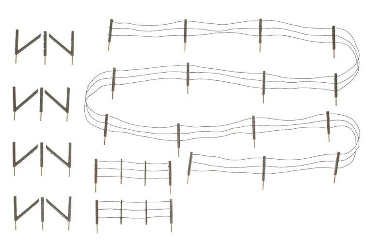 Woodland Scenics A3000 O Scale Barbed Wire Fence - PowerHobby