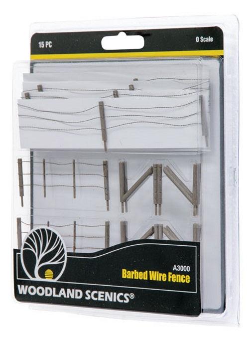 Woodland Scenics A3000 O Scale Barbed Wire Fence - PowerHobby
