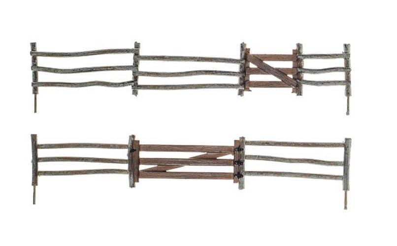 Woodland Scenics A3001 O Scale Log Fence - PowerHobby
