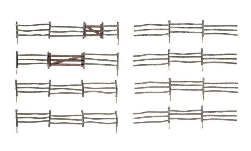 Woodland Scenics A3001 O Scale Log Fence - PowerHobby