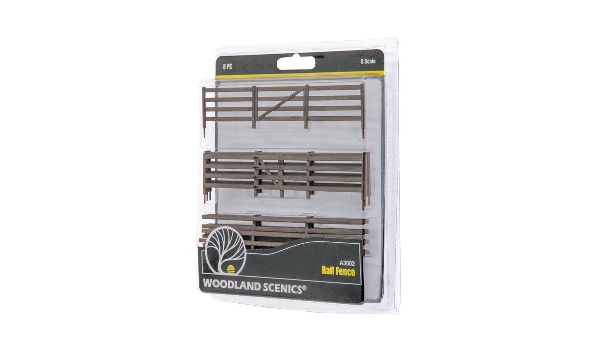 Woodland Scenics A3002 O Scale Rail Fence - PowerHobby
