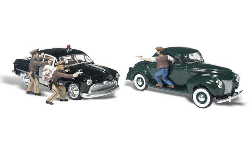 Woodland Scenics AS5540 HO Scale Getaway Gangsters - PowerHobby