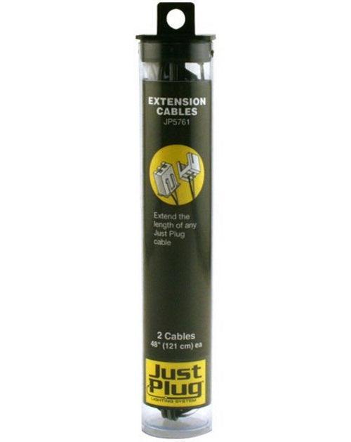 Woodland Scenics Just Plug Extension Cables – JP5761 – 2x 48" For Model Lighting